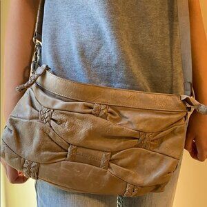 NWOT. Capoverso Leather Cross Body Bag 13.5”x8”x1”.